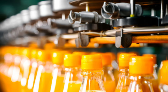 Pouce de l'industrie des boissons