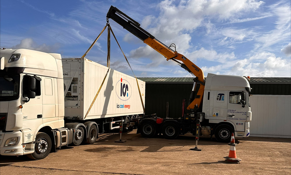 Cold store unit installation process