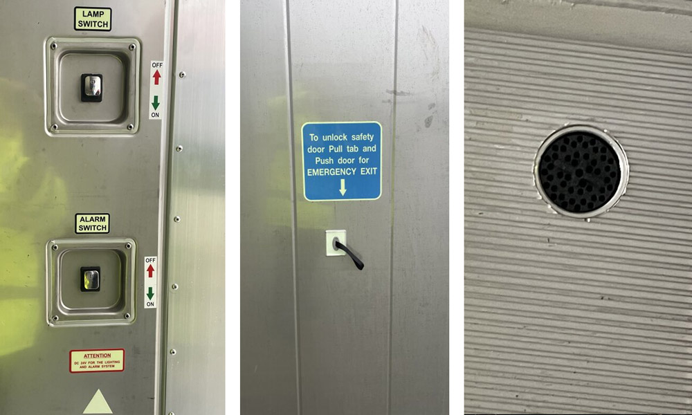 cold storage unit features