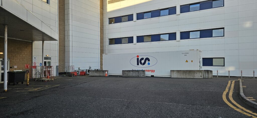 40ft Cold Store Hire for Hospital in Scotland