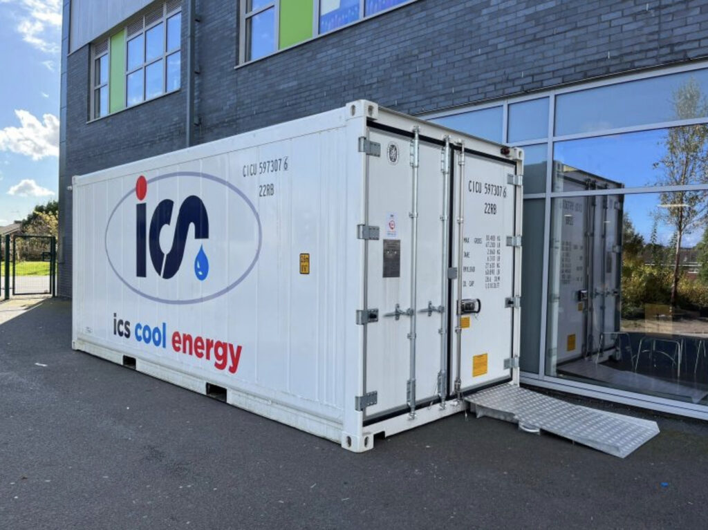 20ft Cold Store Hire for School