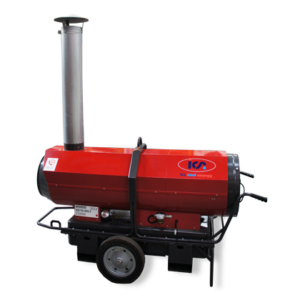 70 kW indirect gestookte dieselverwarming