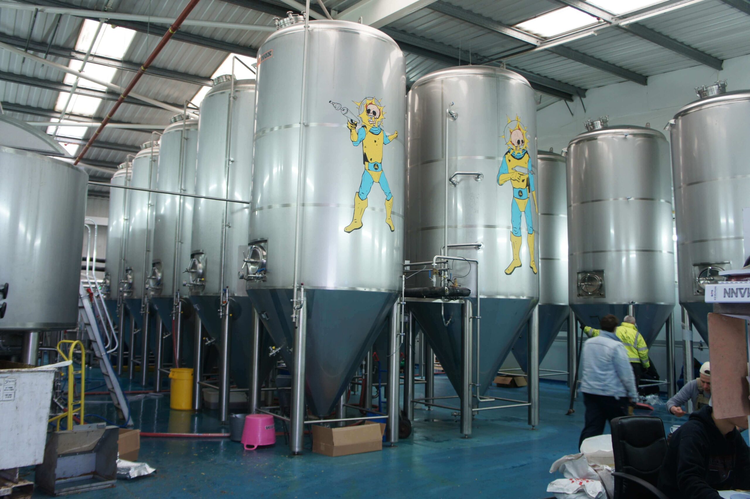brewing process cooling and cold storage