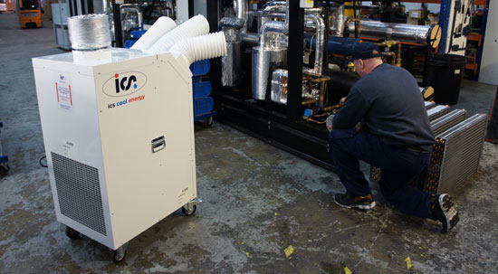 Portable air con hire